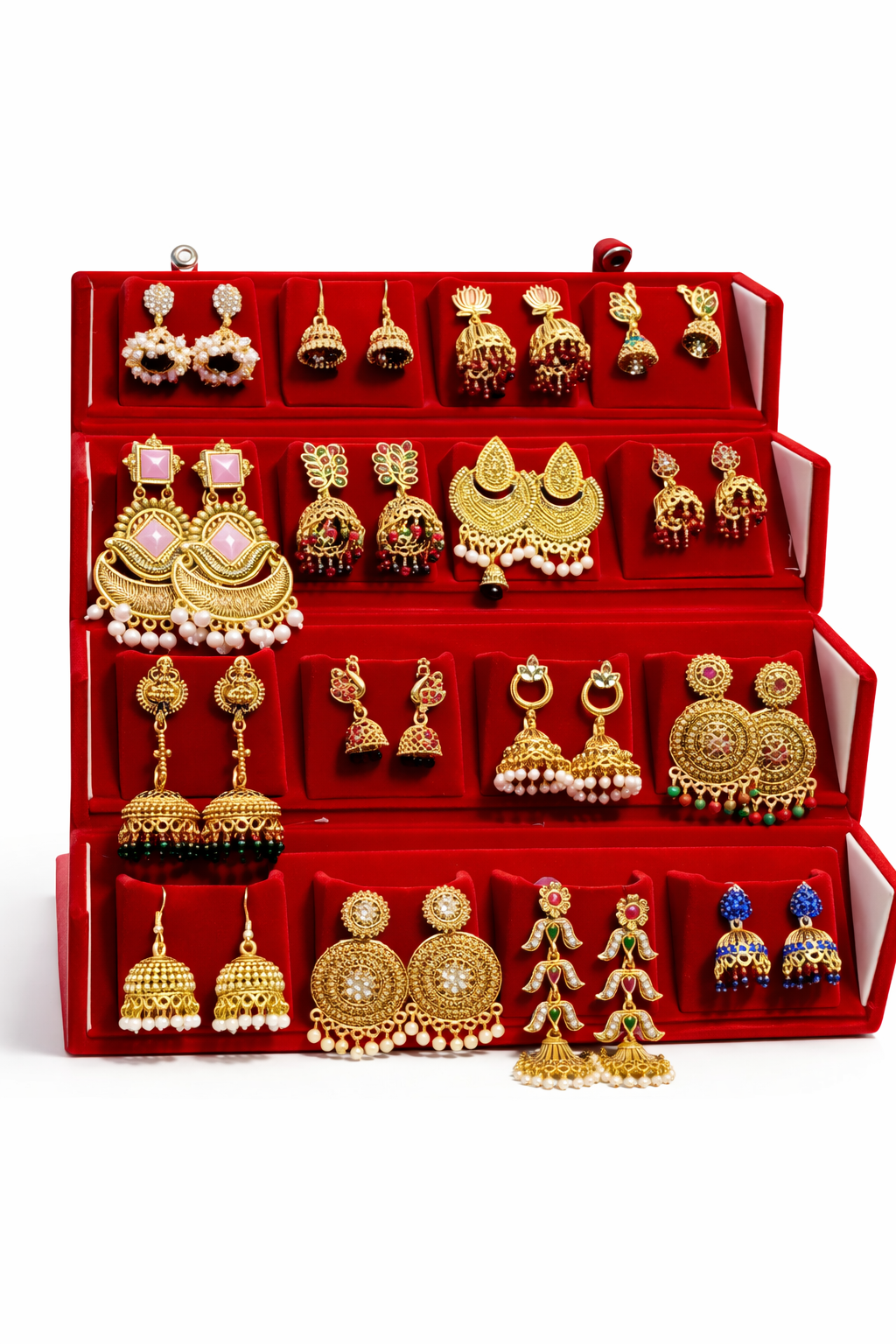 16 Pieces traditional Jhumka set