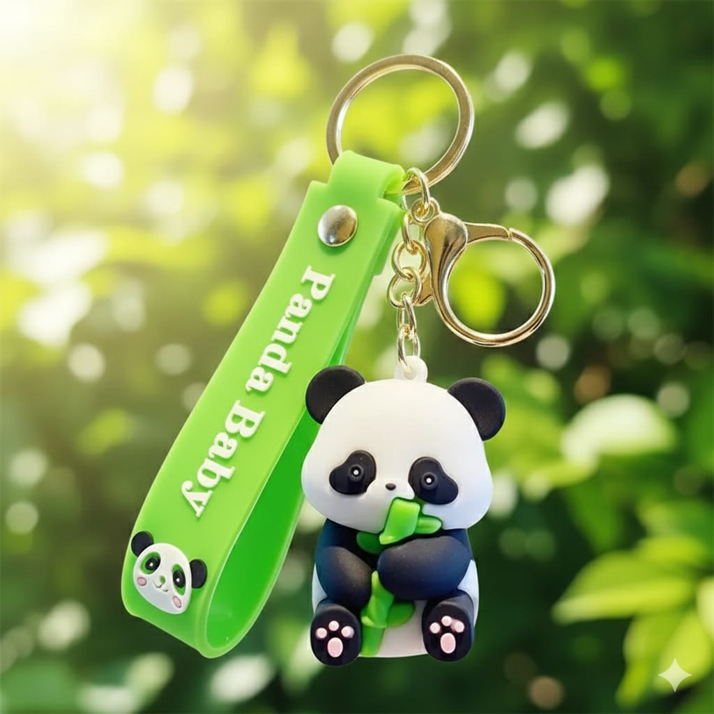 Baby Panda Keyring